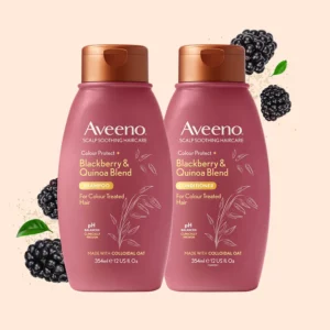 Aveeno Scalp Soothing Haircare Colour Protect Blackberry And Quinoa