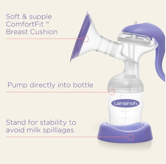 Lansinoh Silicone Breast Pump Breastfeeding Nursing