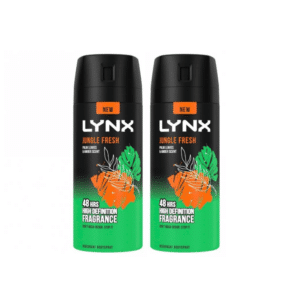 Lynx Jungle Fresh 48HRS Deodorant Bodyspray Twin Pack