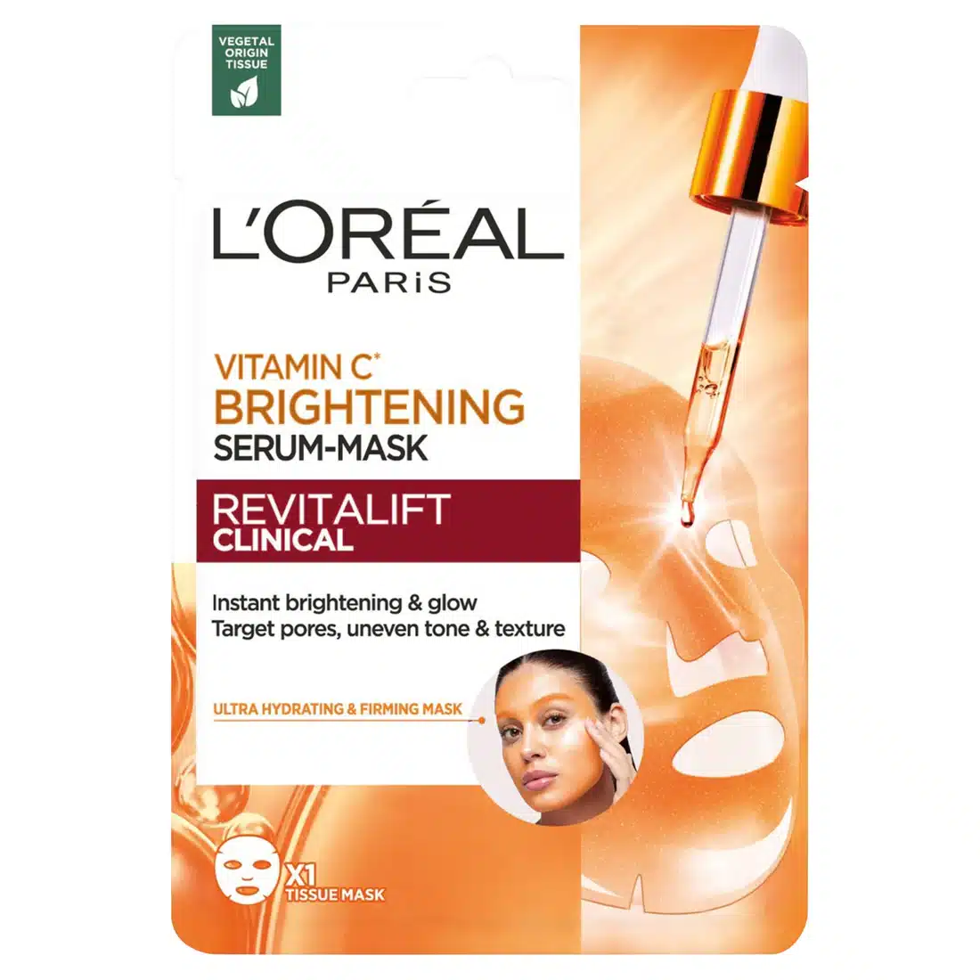 L'Oreal Revitalift Vitamin C Brightening Serum-Mask