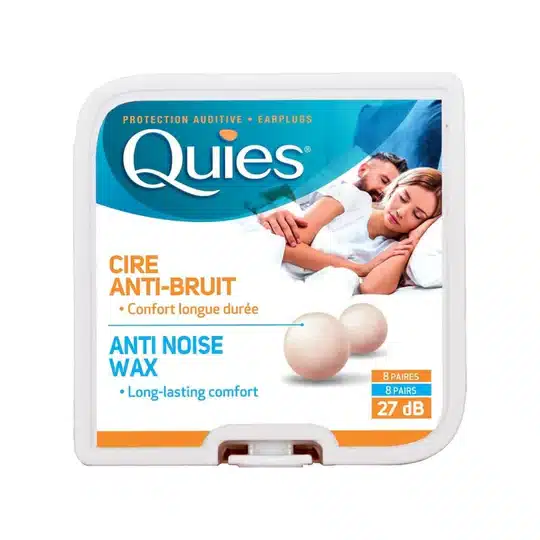 Quies Pure Wax Ear Plugs - 8 Pairs