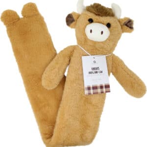 Aroma Home Harris Highland Cow Long Hot Water Bottle 1.7L