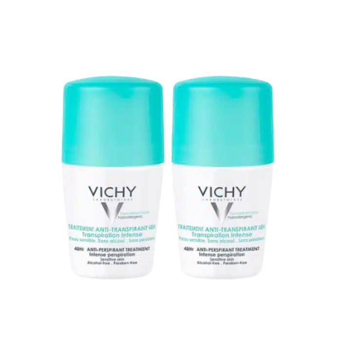 Vichy 48hr Anti Perspirant Roll-On Deodorant Duo Pack