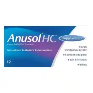 Anusol Suppositories HC- 12 Pack