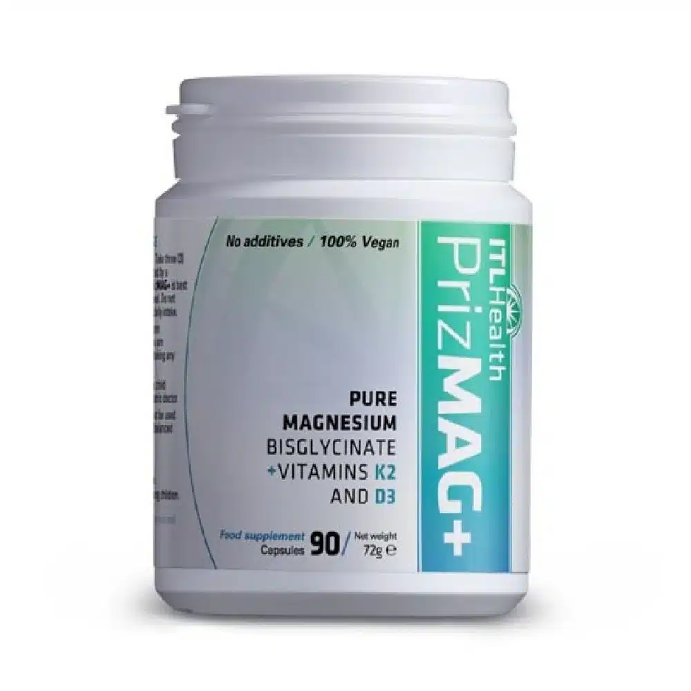 PrizMAG + Magnesium Bisglycinate + Vitamins K2 & D3 Capsules