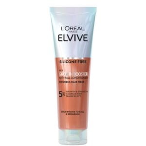 L'Oreal Elvive Growth Booster Conditioner, Anti Hair Loss and Hair Thickening, 150ml