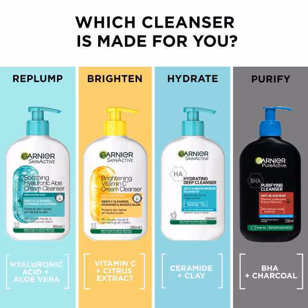 Garnier SkinActive Gentle Hydrating Deep Hyaluronic Acid Cleanser - Image 4